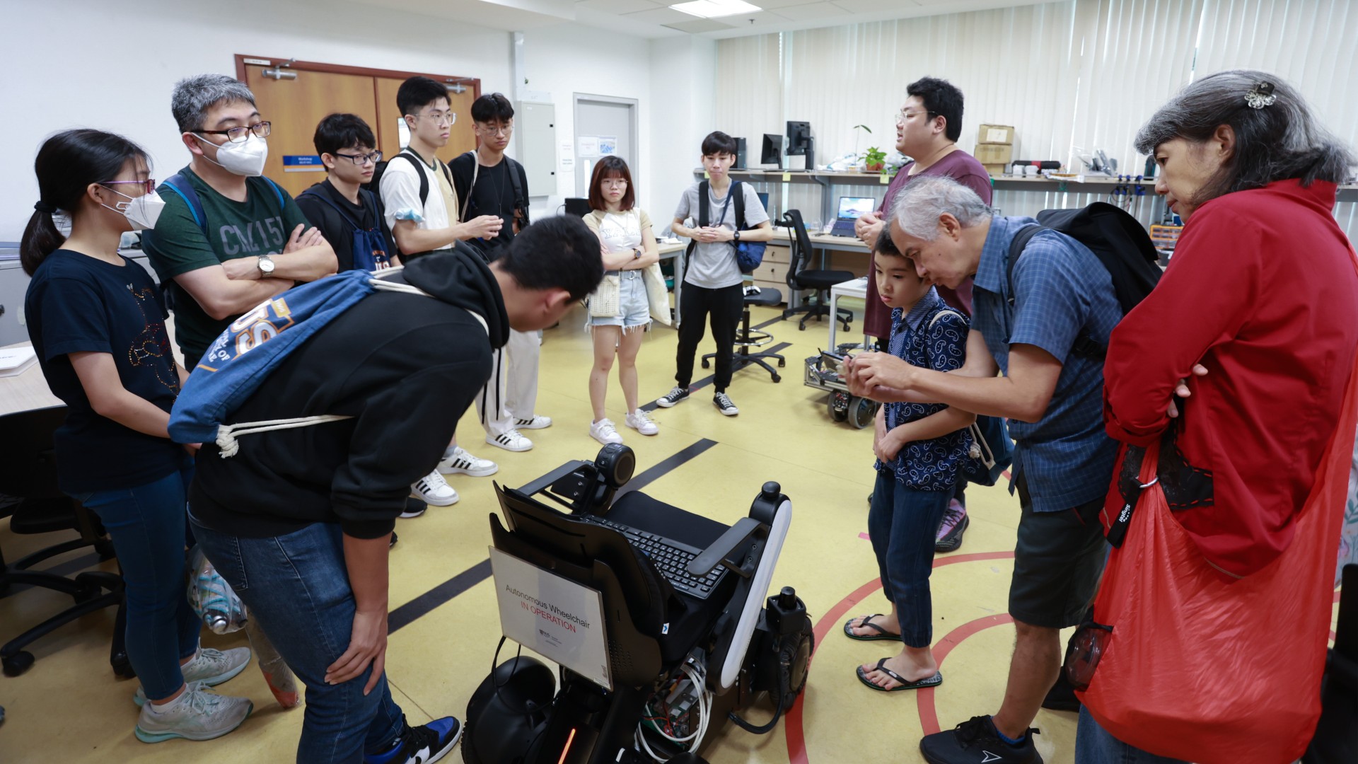 Participants were treated to a demonstration of various robotics projects from CDE’s Advanced Robotics Centre, including an autonomous wheelchair.