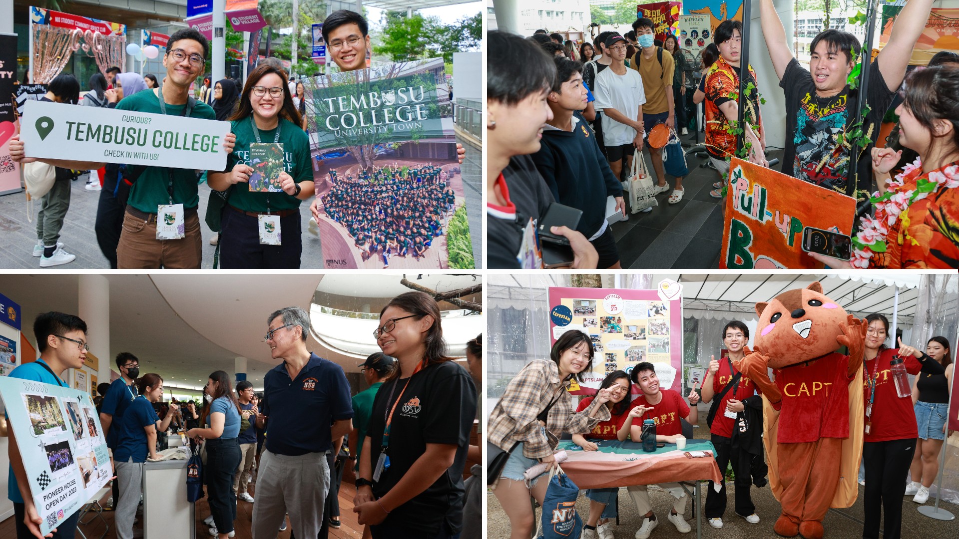 The plethora of informative booths, manned by friendly student representatives, gave visitors a chance to learn more about what residential life in NUS entails.